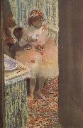 Edgar Degas Dancer at the dressing room oil on canvas